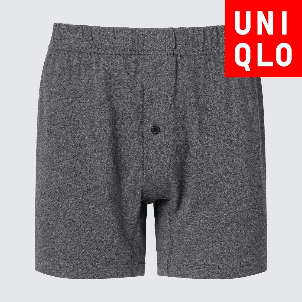 Uniqlo Japan Knit Trunks Open Front 08 DARK GRAY/S