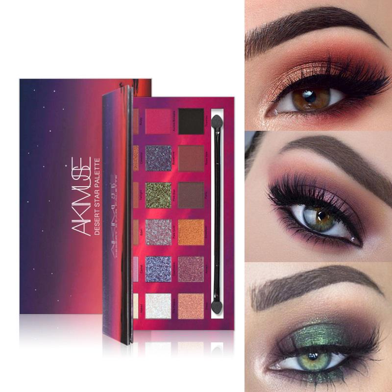 Палитра теней для век Shimmer Палитра теней для век Maquillajes Mujer Makeup Палитра теней для век 18 color