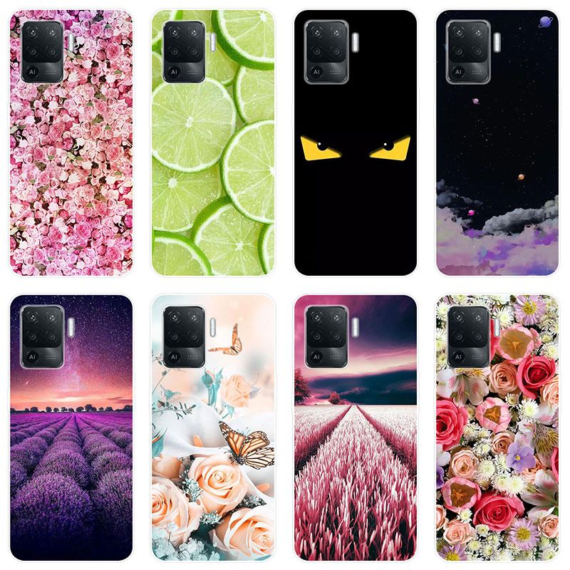 Для OPPO Reno5 lite Reno 5 lite чехол Мягкая силиконовая задняя крышка чехол для телефона с рисунком Звездное небо For OPPO Reno5