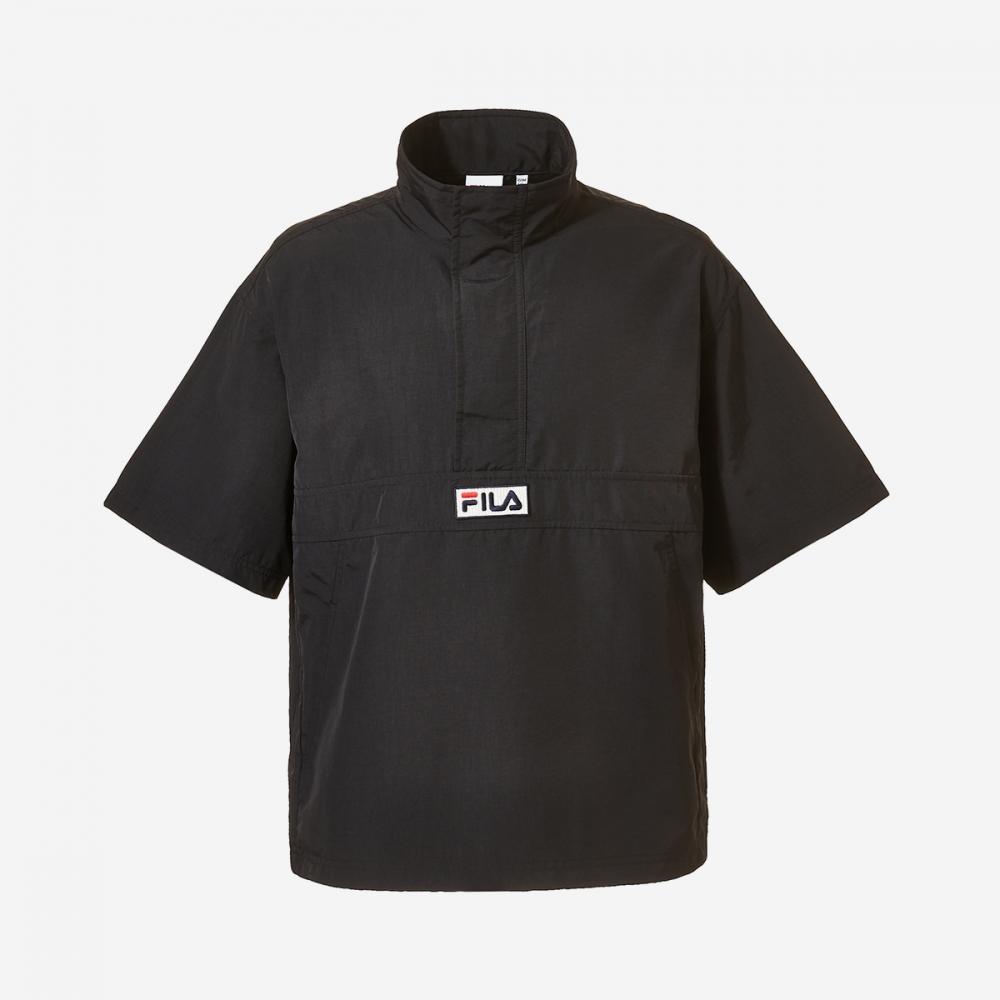 Ветровка-анорак Fila Uni Basic с короткими рукавами BLK 90