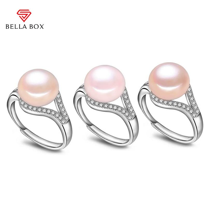 BELLA BOX Роскошное кольцо с круглой формой груши для женщин, свадьба, помолвка, юбилей, ювелирные украшения, подарок Adjustable opening оранжевый