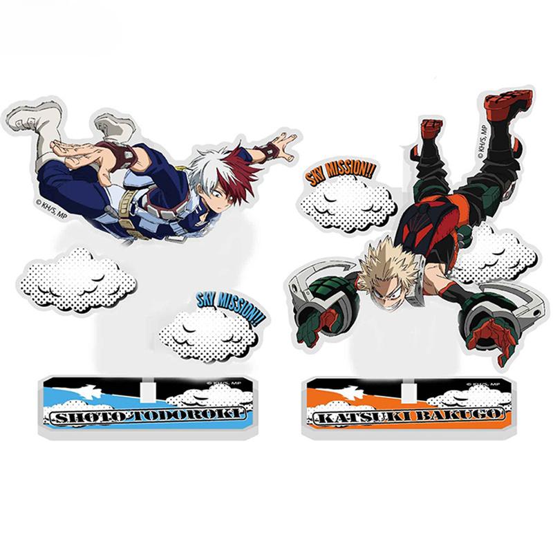 Акриловая подставка My Hero Academia, модельная тарелка Тодороки Шото Бакуго Кацуки Мидория Лзуку Очако Урарака, подставка для персонажа 1