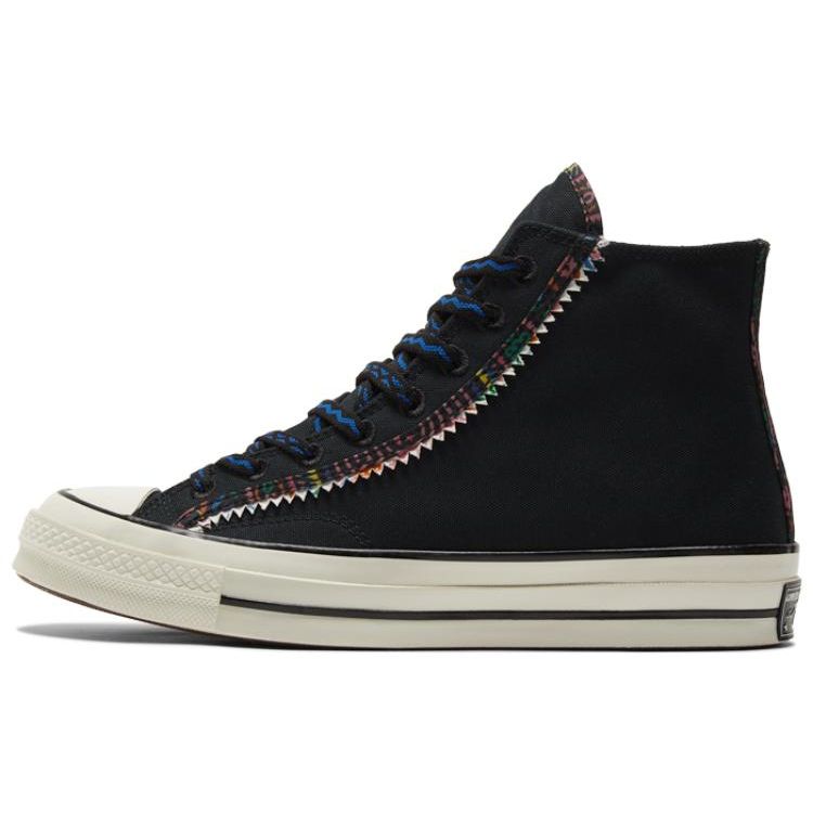 Кроссовки унисекс Converse Chuck 70 High Black Aztec белые A04405C 35