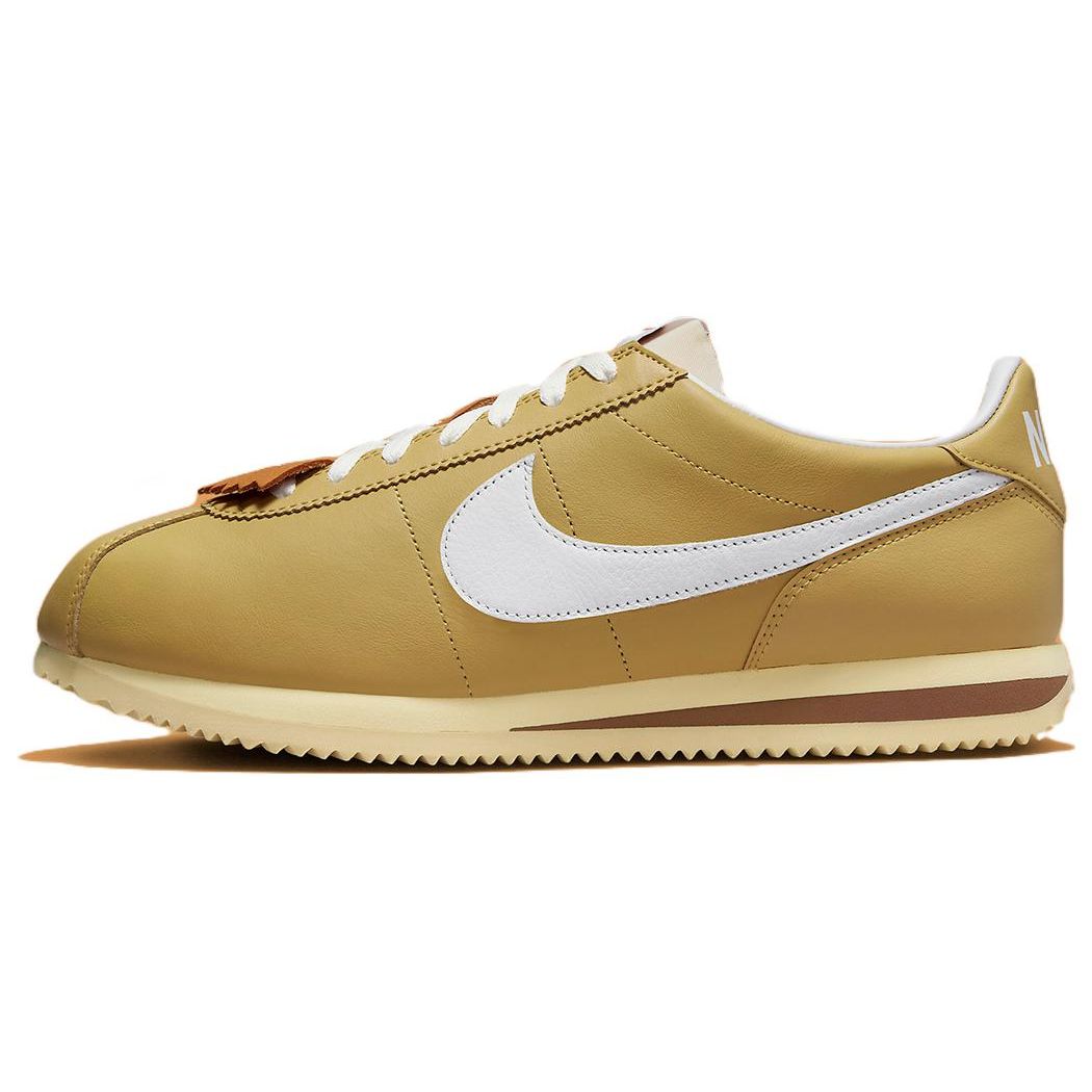 Кроссовки унисекс Nike Cortez 23 SE Running Rabbit Коричневые пшенично-золотые белые FD0400-725 43