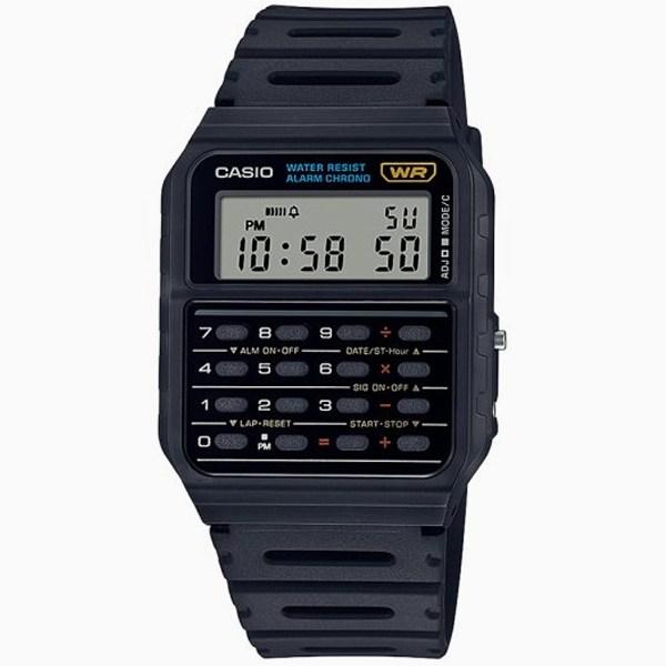 Casio CA-53W-1Z электронные наручные часы с будильником для мужчин и женщин, спортивные, модные, студенческие, калькулятор