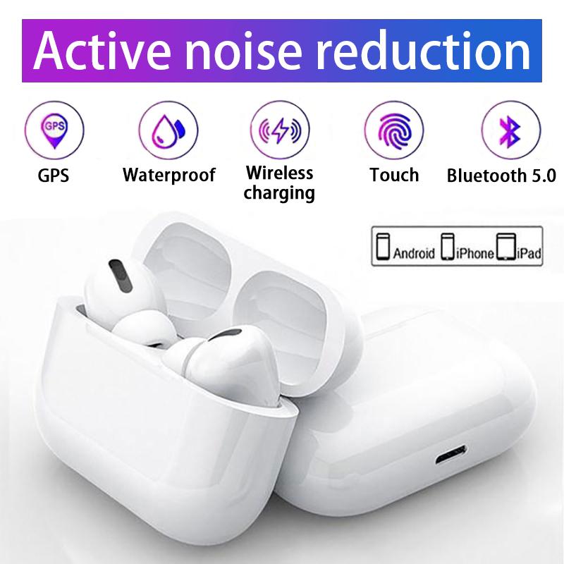 YurKem TWS Pro AP3 Игровые беспроводные Bluetooth-наушники GPS-позиционирование Наушники для изменения имени Наушники Беспроводная зарядная гарнитура для телефона IOS Android белый