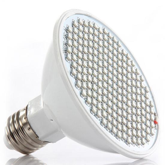 Lai Lighting E27 Светильник для роста растений 200 светодиодов Садовая лампа для теплицы Красные синие цветы Лампа