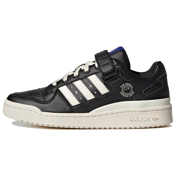 Кроссовки унисекс adidas André Saraiva x Forum Low The World Needs Love Black Core-Black Cream-White GZ2205 36