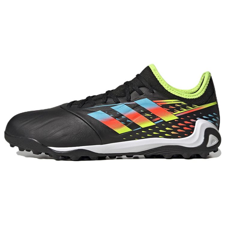 adidas Copa Sense.3 TF Al Rihla Pack — черные мужские кроссовки Core-Black Bright-Cyan Team-Solar-Yellow GZ1363 40⅔