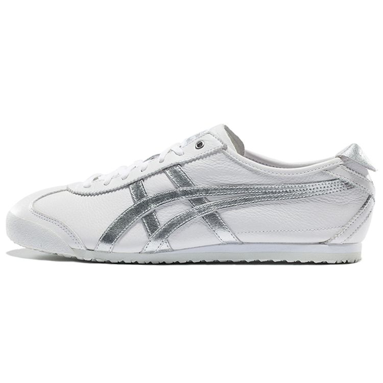 Кроссовки унисекс Onitsuka Tiger Mexico 66 белые серебристые D508K-0193 44.5