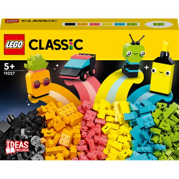 LEGO 11027 Classic Neon Light в сборе, разные цвета
