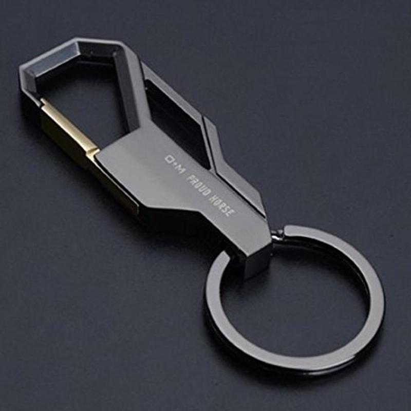 Новый 3D милое металлическое кольцо брелок для ключей крутая машина милые брелоки аксессуары золотой
