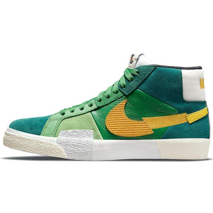Nike Zoom Blazer Mid Premium SB Mosaic Pack — кроссовки унисекс Aloe Verde Green Rainforest Spinach-Green DA8854-300 38.5