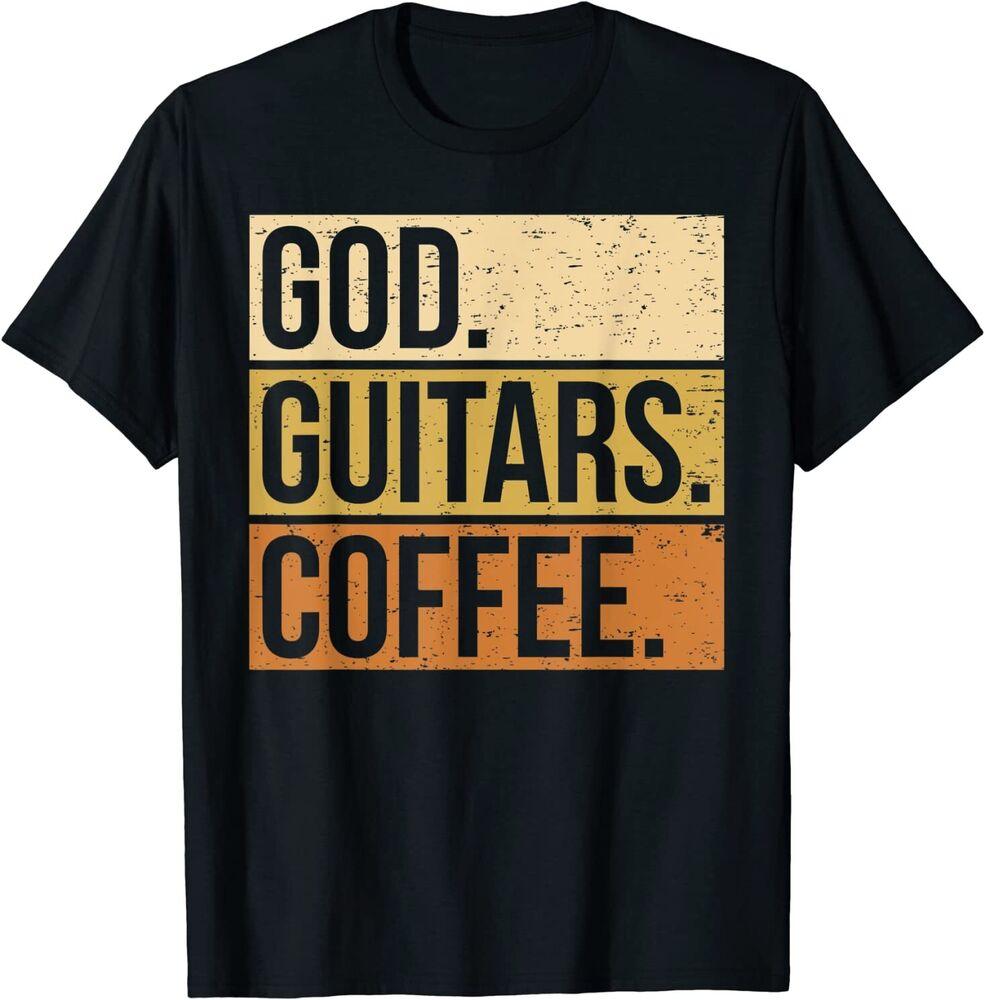 Христианский гитарист, гитарист I God Guitars, кофейная футболка унисекс S