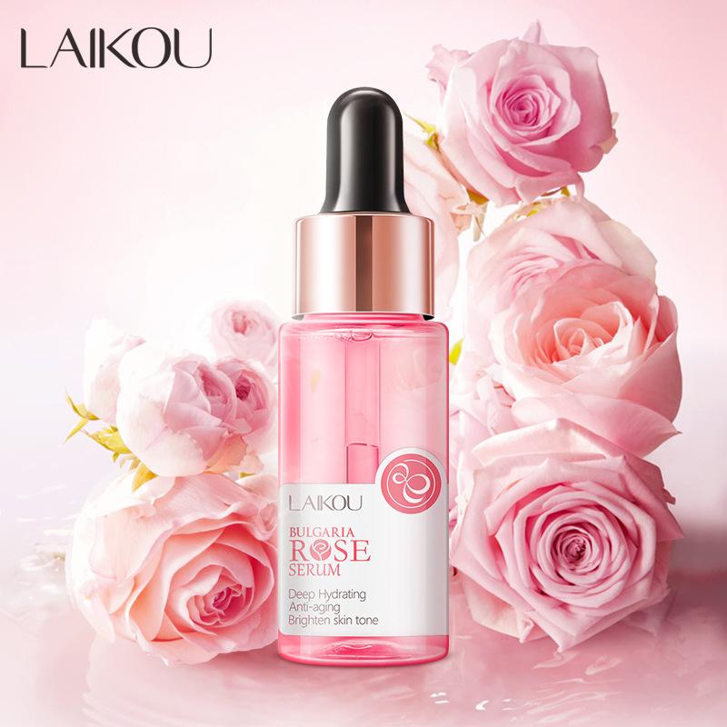 LAIKOU Bulgaria Rose Сыворотка против морщин, антивозрастная эссенция для лица, увлажняющая сыворотка для ухода за лицом 17ml