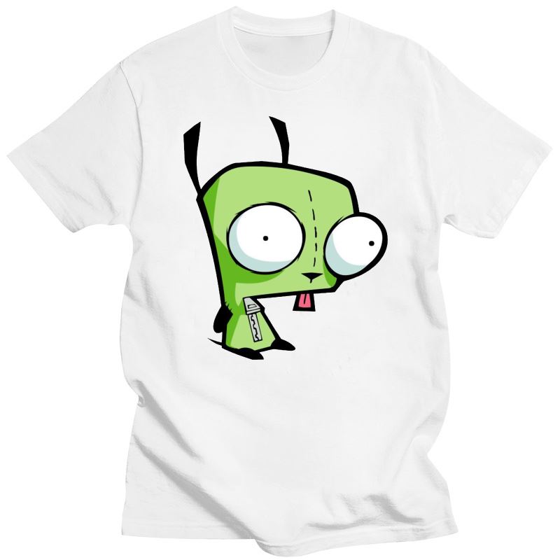 Одежда унисекс Gir - Толстовка с капюшоном (Захватчик Зим) Футболка Invader Zim футболка собака робот nicktoon nicktoons мультфильм мультфильмы сцена 2000-х inva 4XL