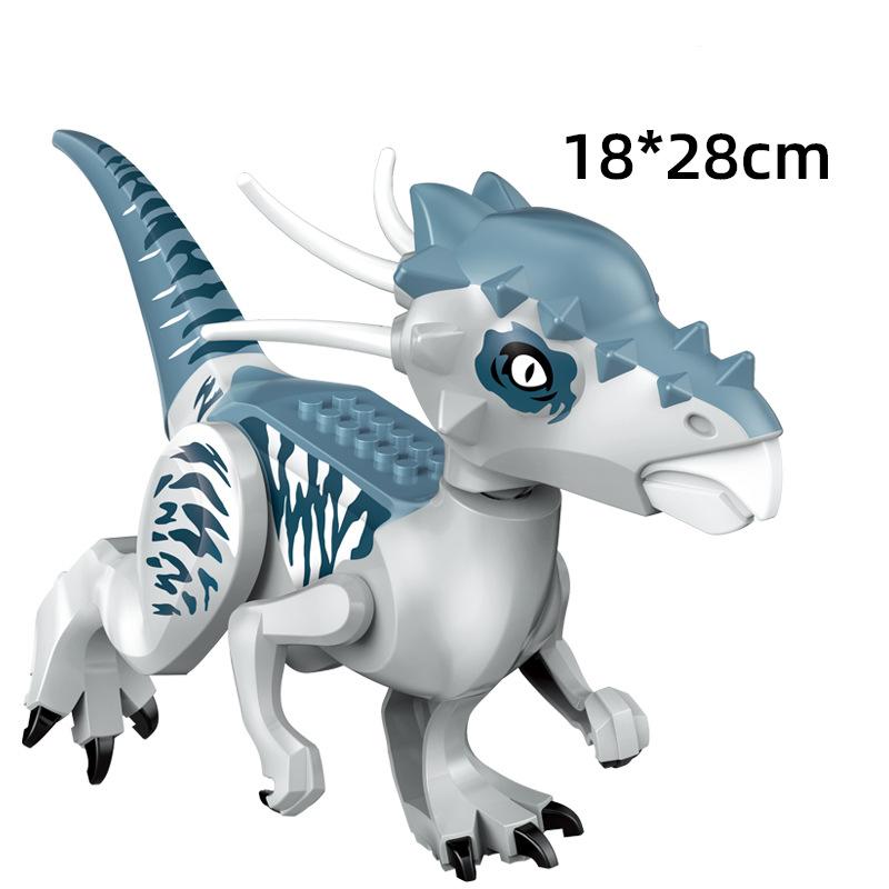 Строительные блоки Blue Styx Dragon, большие модели динозавров, строительные блоки, игрушка в сборе