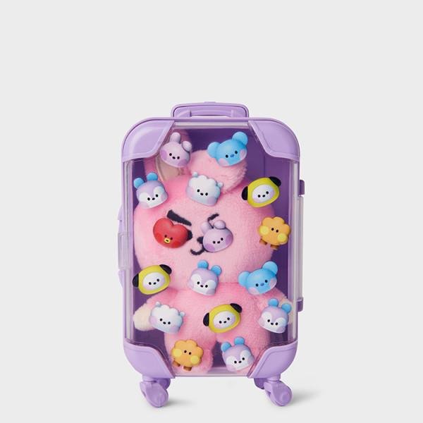 Большая и маленькая мини-кукла-переноска Line Friends BT21 COOKY