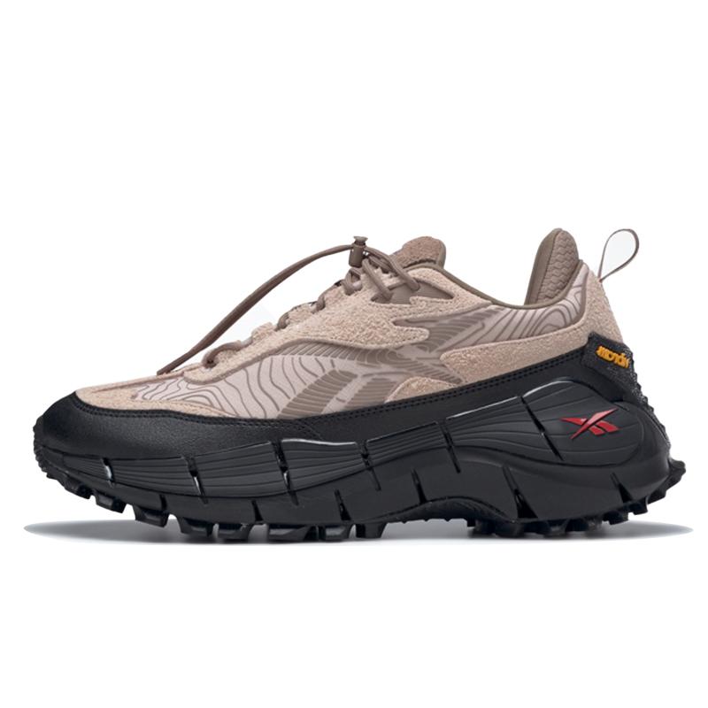 Кроссовки унисекс Reebok Zig Kinetica 2.5 Edge Soft Ecru Brown Taupe Core-Black HR1301 42.5
