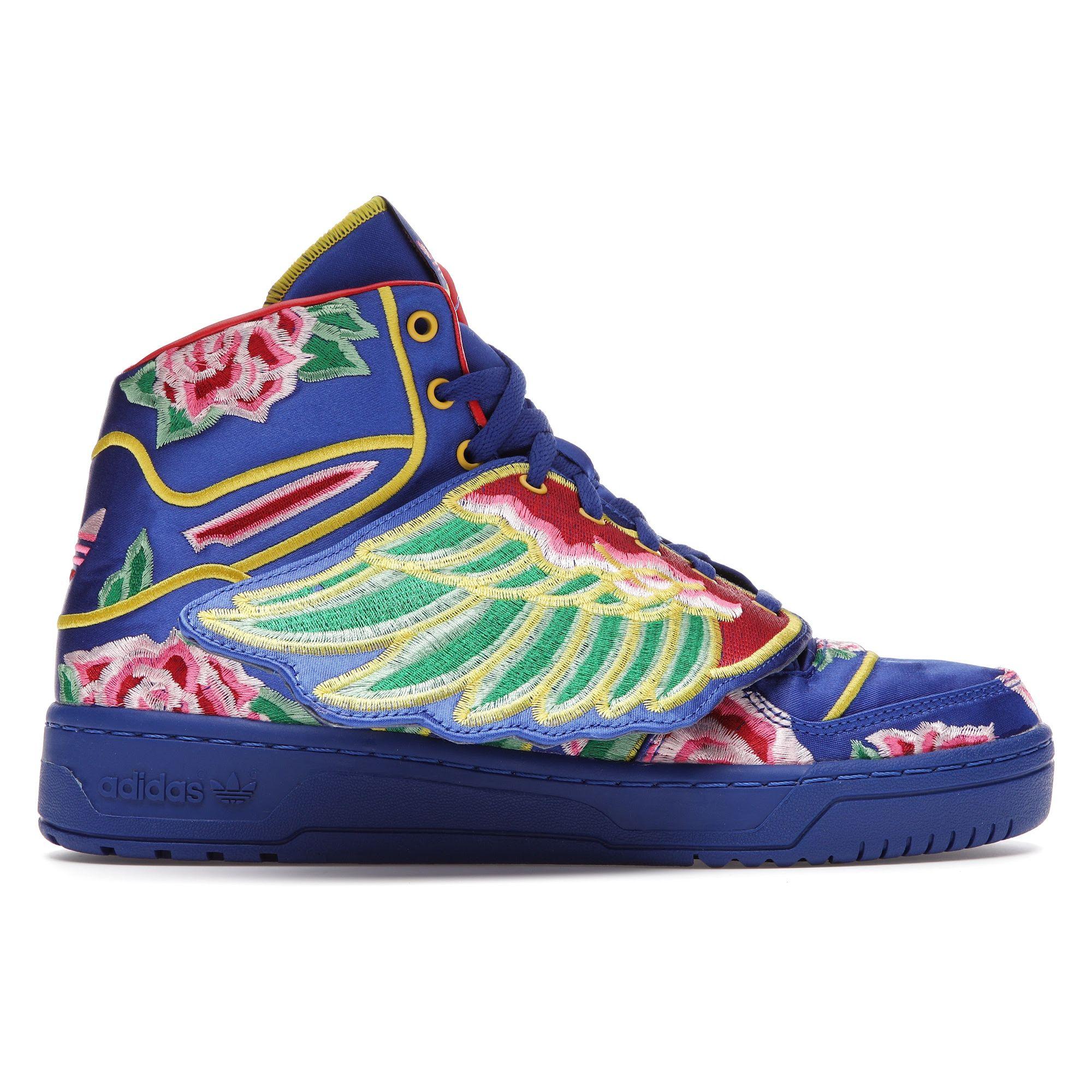 Adidas Мужские кроссовки JS Wings Chinese New Year Multi-Color Cobalt Runwht Q21475 43⅓