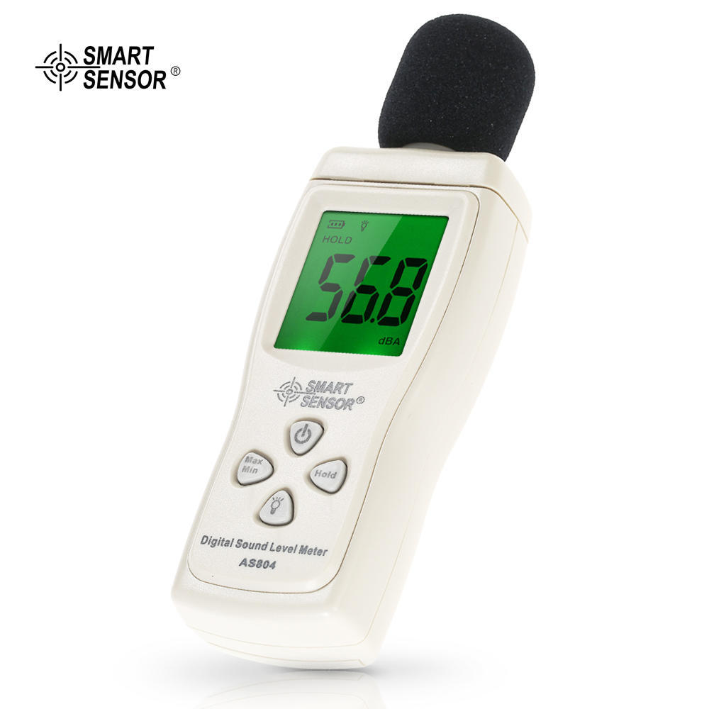 SMART SENSOR Мини-цифровой измеритель уровня звука ЖК-измеритель шума 30 ~ 130 дБА