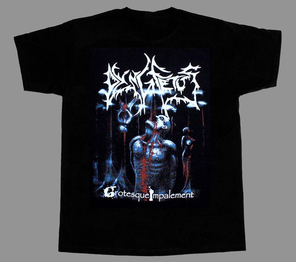 Черная футболка унисекс с короткими рукавами Dying Fetus Grotesque Impale Fans S