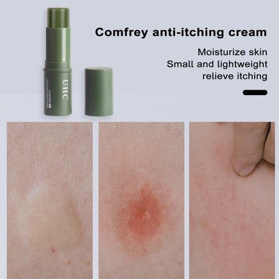 Yousheng Itchy Relieving Roll-On Natural Allergy Free Non-Irritant Portable Inst Inst Sting Bite Instant Relief Healer Cream зелёный