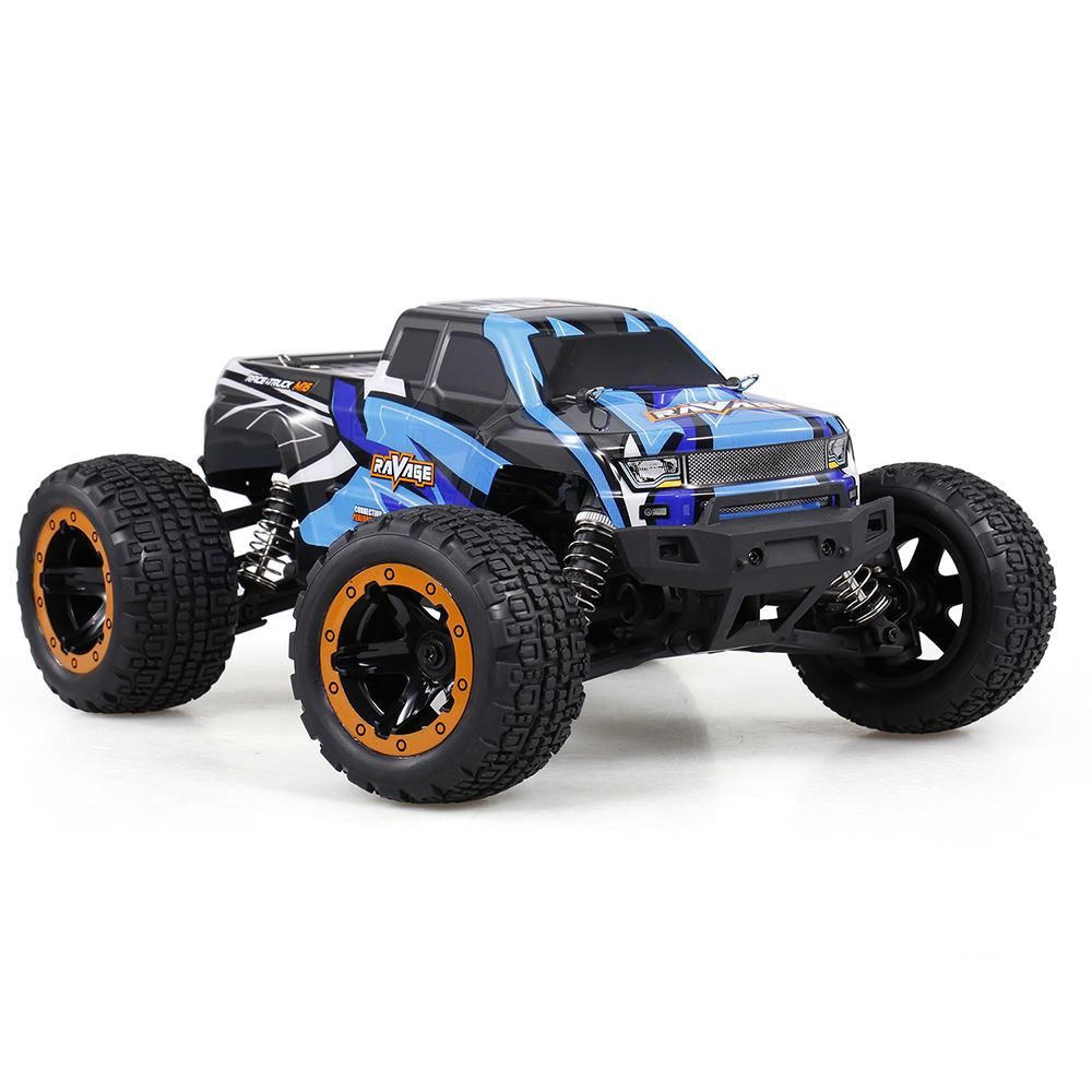 Linxtech 16889 1/16 Радиоуправляемая машина 45 км/ч Бесщеточный двигатель 4WD RC Race Truck Car Big разноцветный