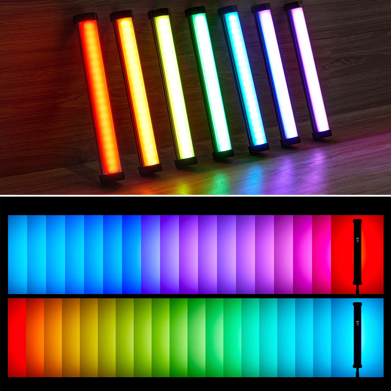 Godox TL30 Полноцветный RGB ламповый светильник Профессиональный светодиодный светильник для фотосъемки Палочка с двухцветной температурой чёрный