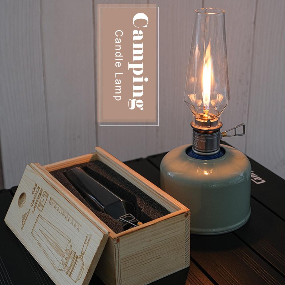 Уличная газовая свеча, лампа, палатка, фонарь для альпинизма, кемпинга, пешего туризма, рыбалки серебряный