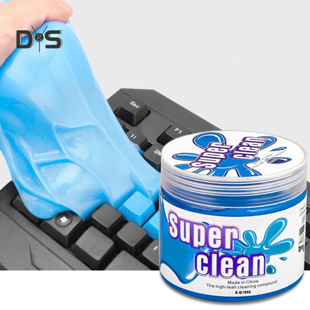 DYS Автомагазин Автомобильный компьютер Crystal Magic Dust Putty Чистящий гель Slime жёлтый
