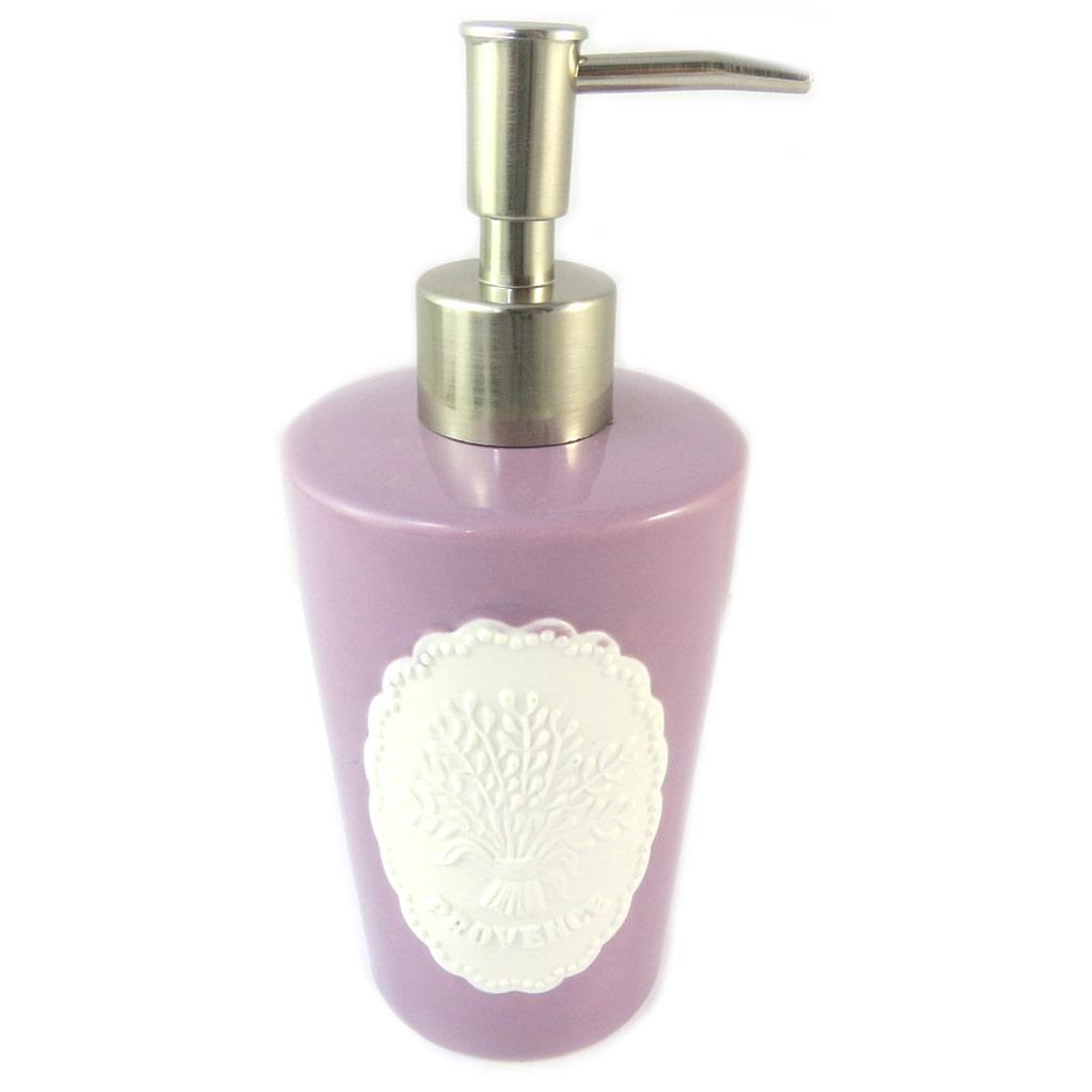 Les Trésors De Lily [P1117] - Керамический дозатор мыла Lavender  Provence  (ретро) фиолетовый