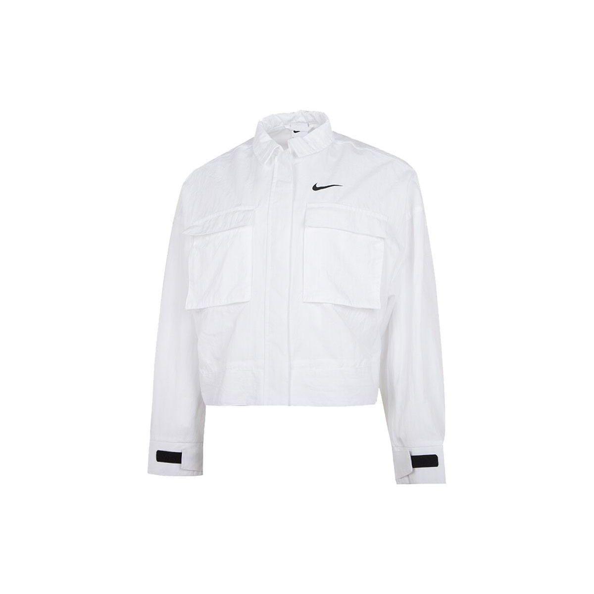 Nike Sportswear Essential Тканая куртка с длинным рукавом SS22 Женская верхняя одежда Белая DM6244-100 XL