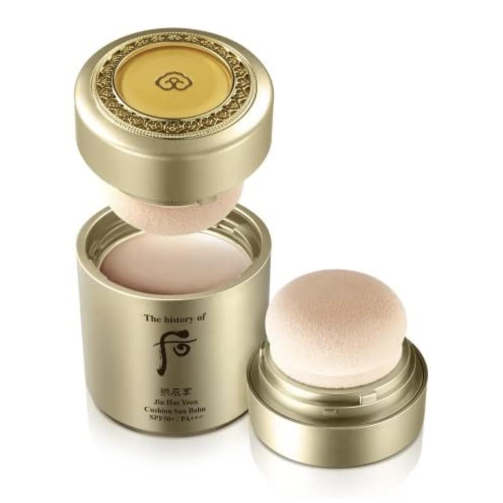Пудры  Joom ИСТОРИЯ WHOO Gongjinhyang Jin Hae Yoon Cushion Sun Balm (All in One Cushion) SPF50 + / PA +++ 13 г