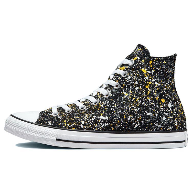 Converse Chuck Taylor All Star Archive High Paint Splatter - черные кроссовки унисекс Amarillo белые A00468F 37
