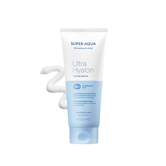 MISSHA Super Aqua Ultra Hyalron Очищающая форма 200 мл (3 типа) #1pcs