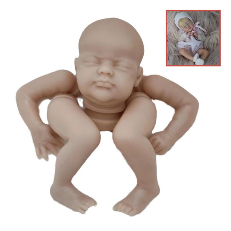8-дюймовые наборы кукол Reborn с тканевым телом, незакрашенные, в разобранном виде, детали для новорожденных кукол, куклы-возрождения, энтузиасты, коллекционеры, аксессуары для кукол «сделай сам» doll kit
