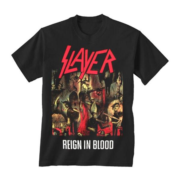 Футболка Slayer Reign In Blood Аутентичный рок-метал S