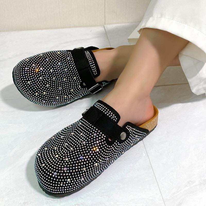 Zapatillas de moda mujer al aire libre verano nuevos zapatos planos antideslizantes + tamaño 45 casual zapatillas de mujer 35 бежевый
