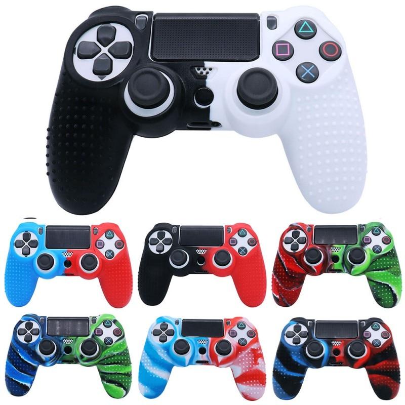 Защитный чехол для ручки Ps4, двухцветный чехол из мягкой резины