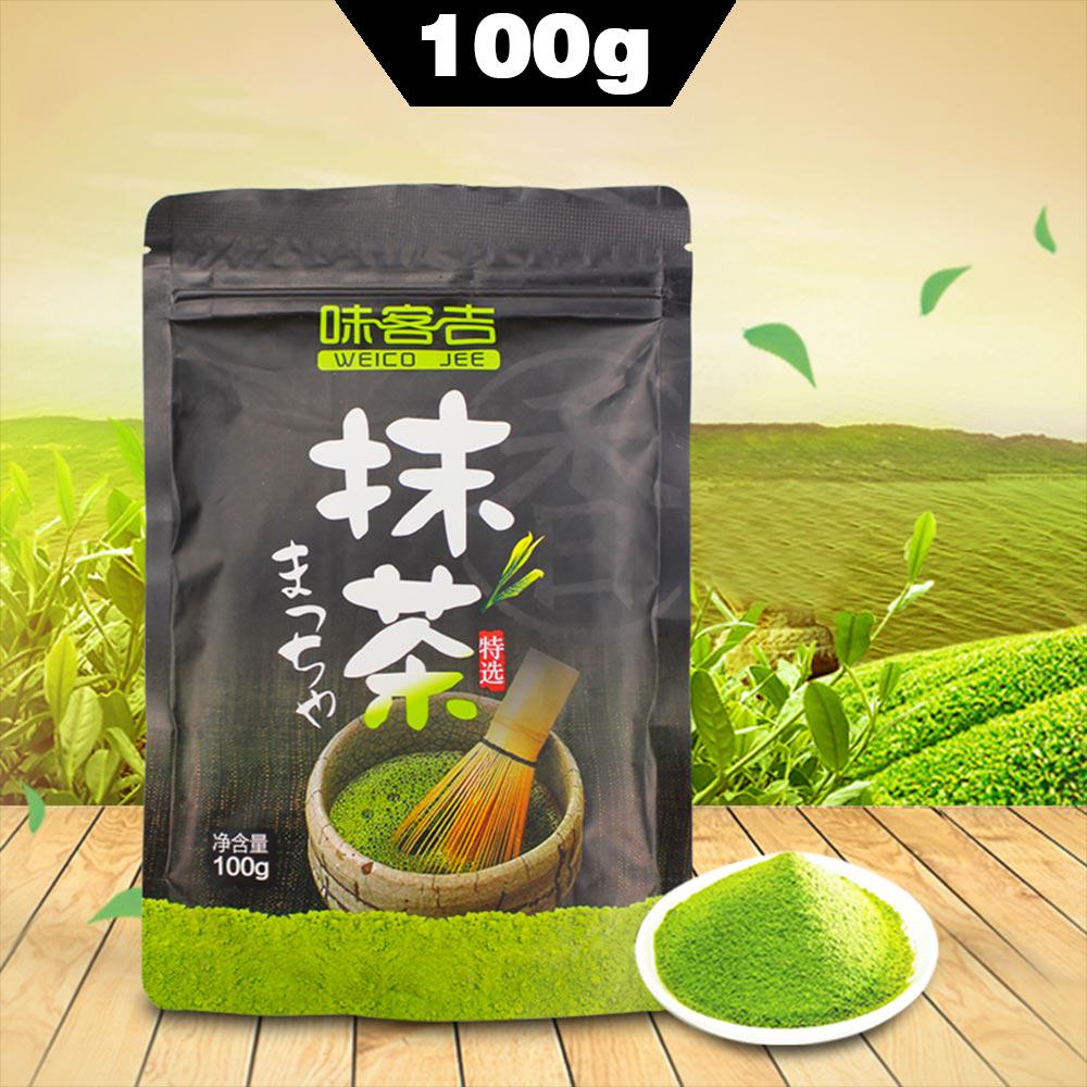 Зелёный чай  Joom Китайский зеленый чай Матча Чай Green Food Чистый порошок матча 100г