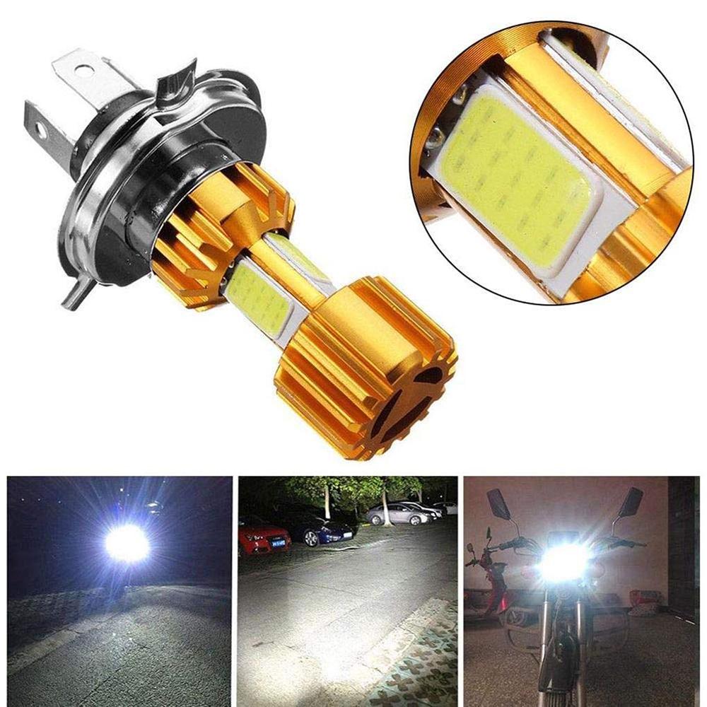 Светодиодная лампа H4 18W LED 3 COB Лампа для фар мотоцикла LM 6000K Дальний/ближний свет est H4