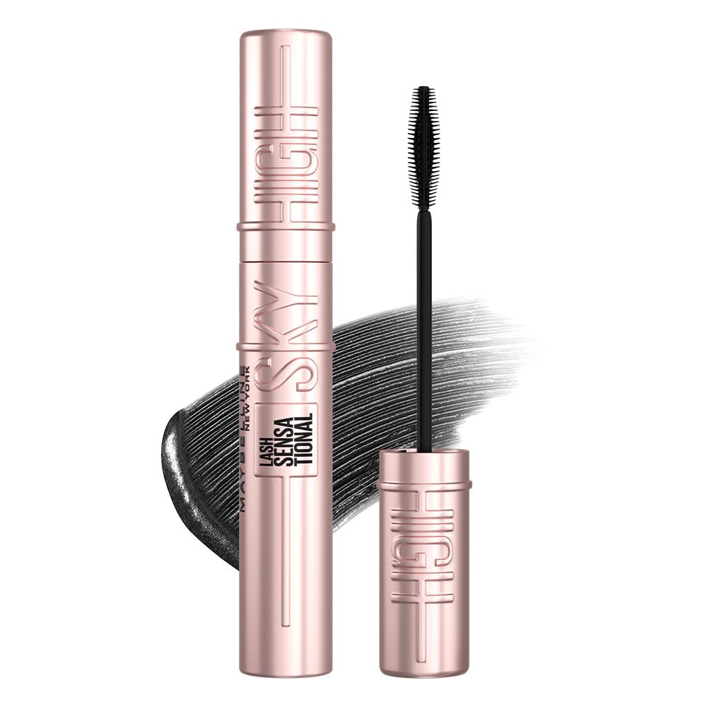 MAYBELLINE Тушь для ресниц Водостойкая Sky High 01 Черный