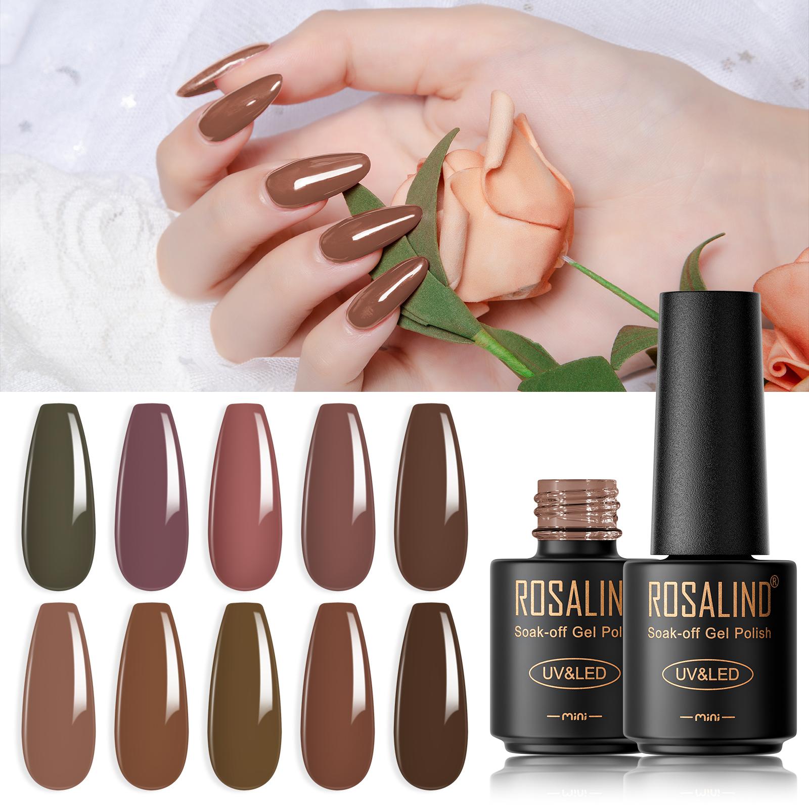 Гели для ногтей  Joom ROSALIND 7 мл гель-лак для ногтей УФ/светодиодная лампа для маникюра и дизайна ногтей долговечный гель