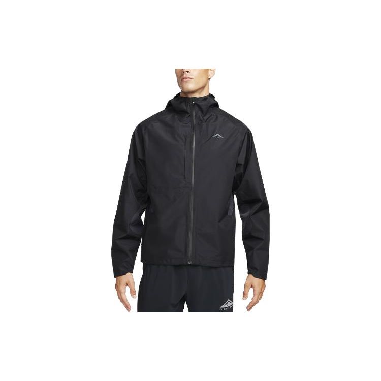 Nike Куртка с капюшоном Trail Cosmic Peaks GORE-TEX INFINIUM Logo для мужчин, черная FB7532-010 S