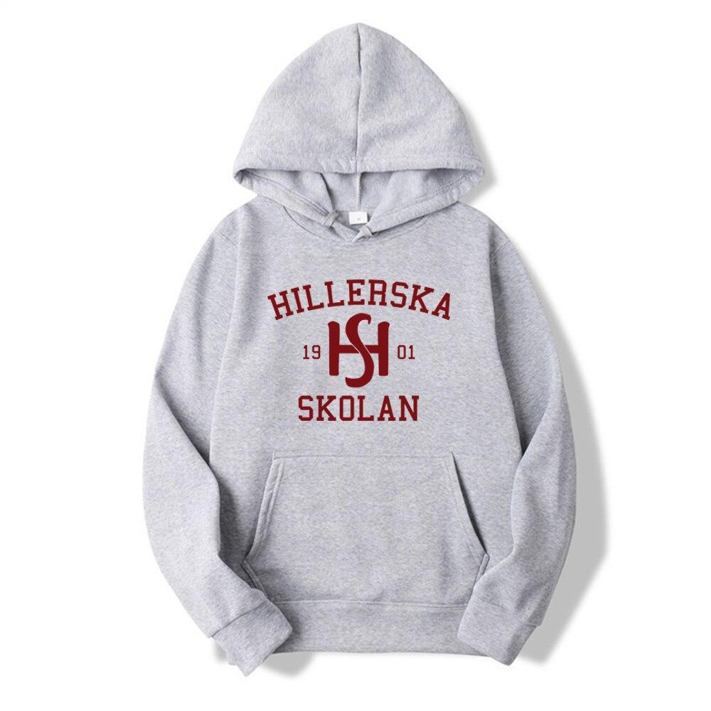 Толстовка Young Royals Hillerska Skolan Hillerska Skolan, толстовка унисекс с капюшоном, толстовки с рисунком, пуловер с длинными рукавами, топы для телешоу XL чёрный