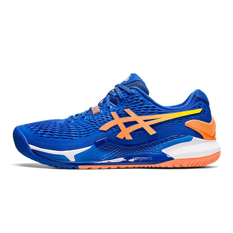 Мужские кроссовки ASICS Gel Разрешение 9 Novak Pack Blue Tuna-Blue Sun-Peach 1041A384-960 39
