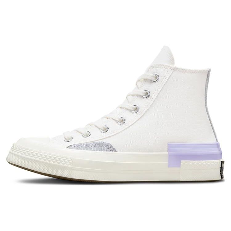 Обувь Converse Chuck 70 High Color Pop Layers Женские кроссовки Кремовый винтажно-белый сланцево-сиреневый A03735C 35