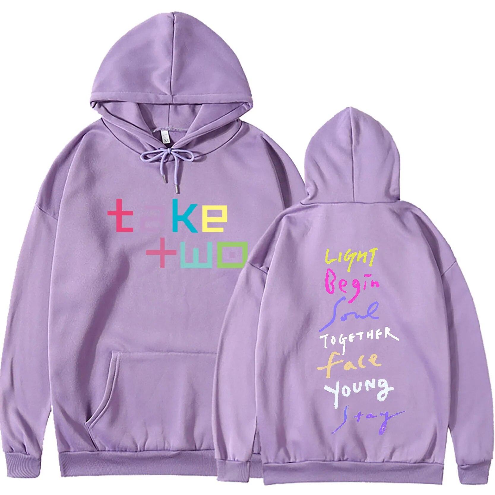 2023 10-летие FESTA Take Two Толстовки Толстовка Kpop Merch Одежда Унисекс Толстовка L