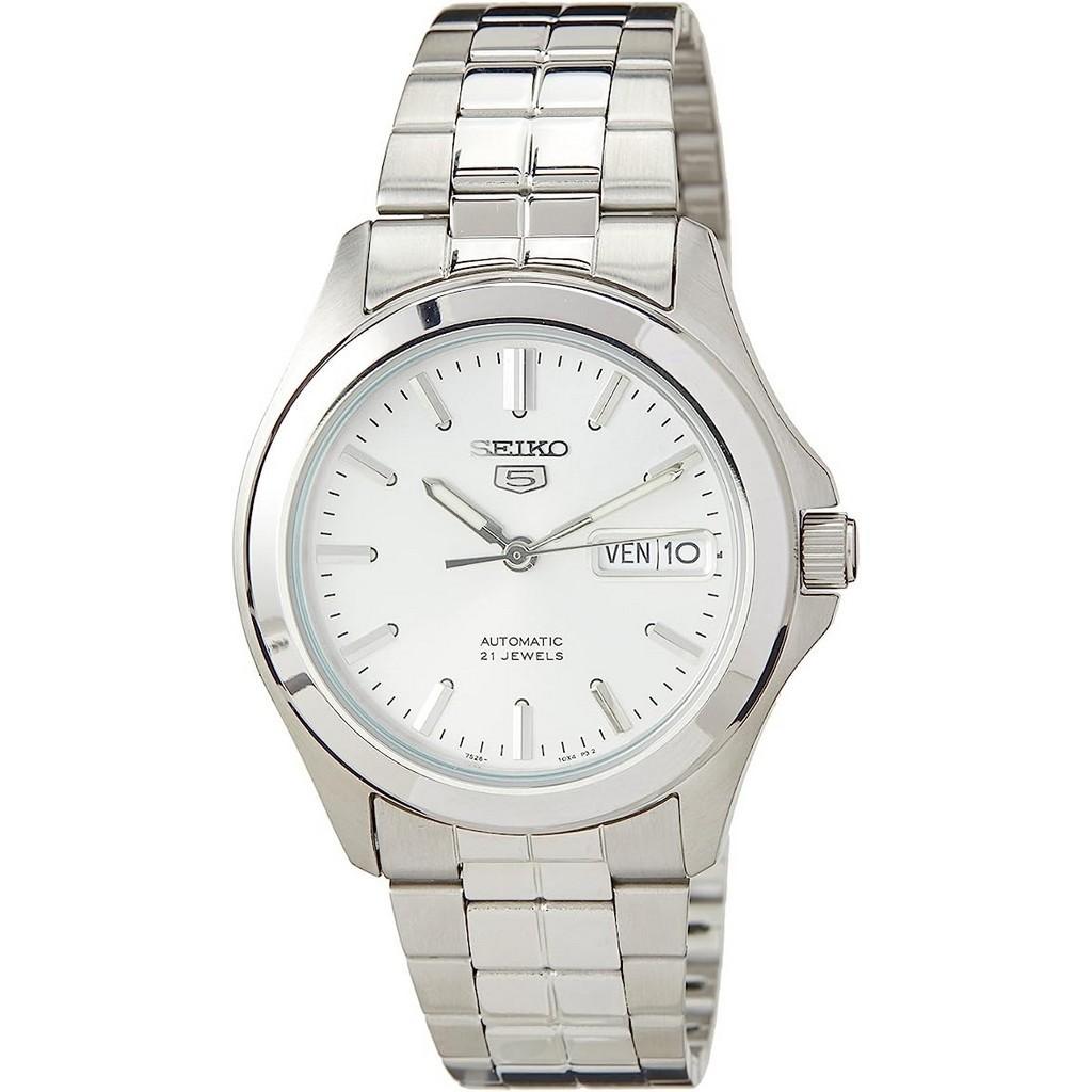 Seiko 5 Автоматические 21 драгоценный камень SNKK87 SNKK87K1 SNKK87K Мужские часы серебряный